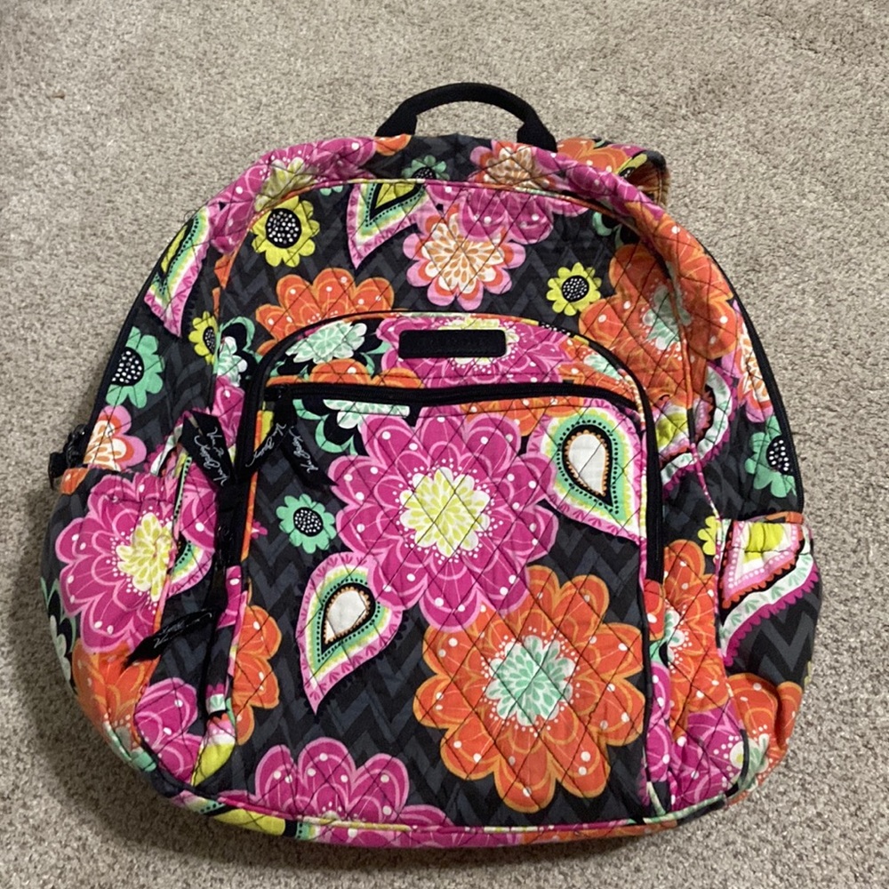 Vera Bradley back pack  orange/pink